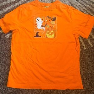 Orange Halloween Graphic T-Shirt